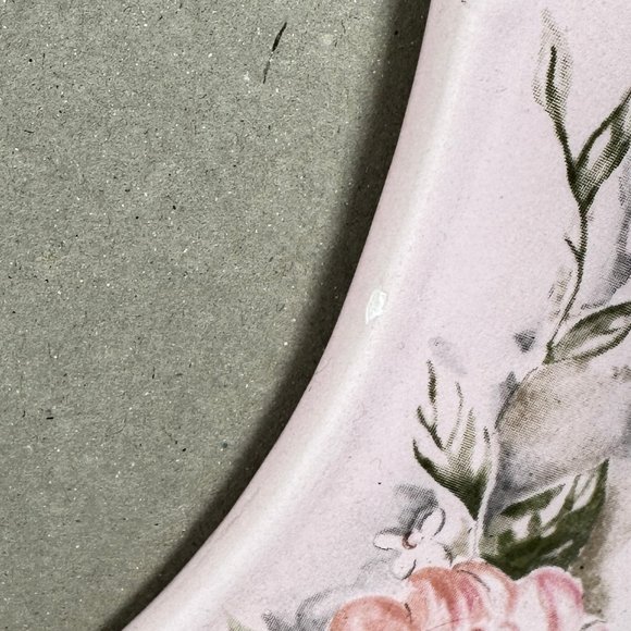 Large Vintage Floral Ceramic Picture Frame - Picture 7 of 7